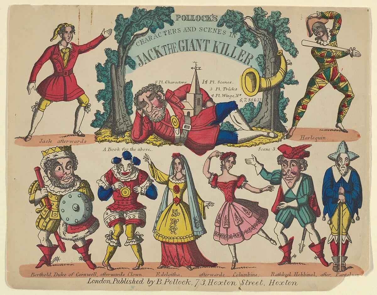 Toy theatre sheet, 1870–90 (The Met)