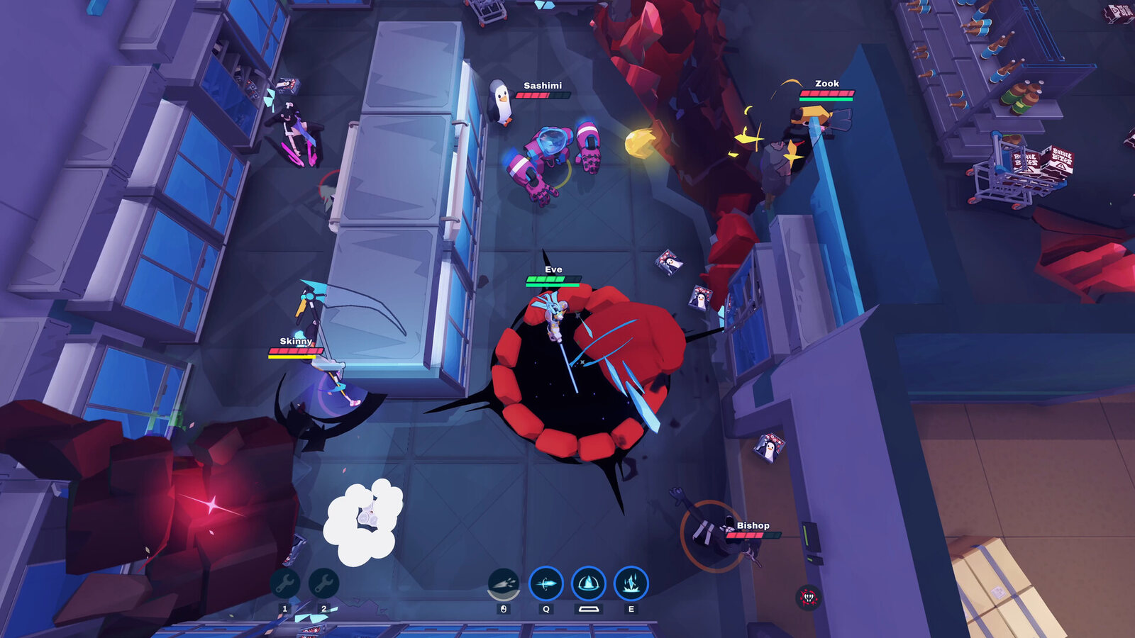 BAPBAP: rooftop fight at night