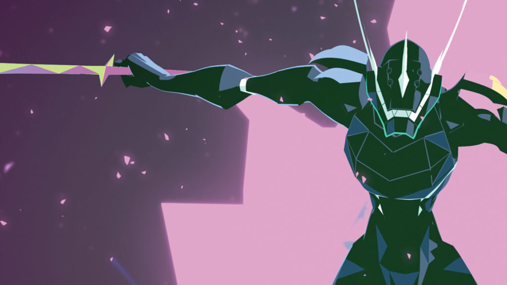 Promare: Lio's armour against pink