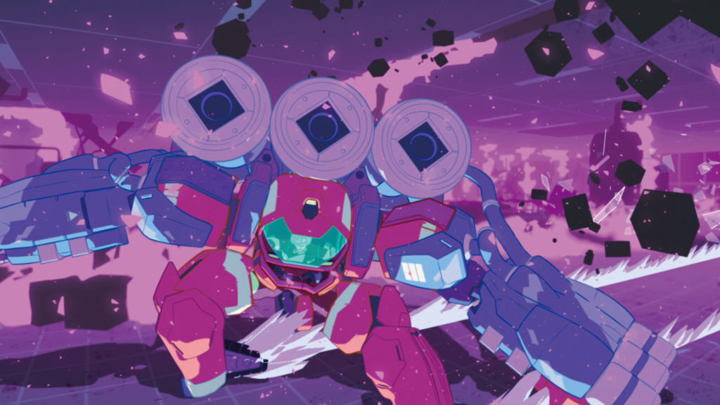 Promare: mech in a storm of cubes