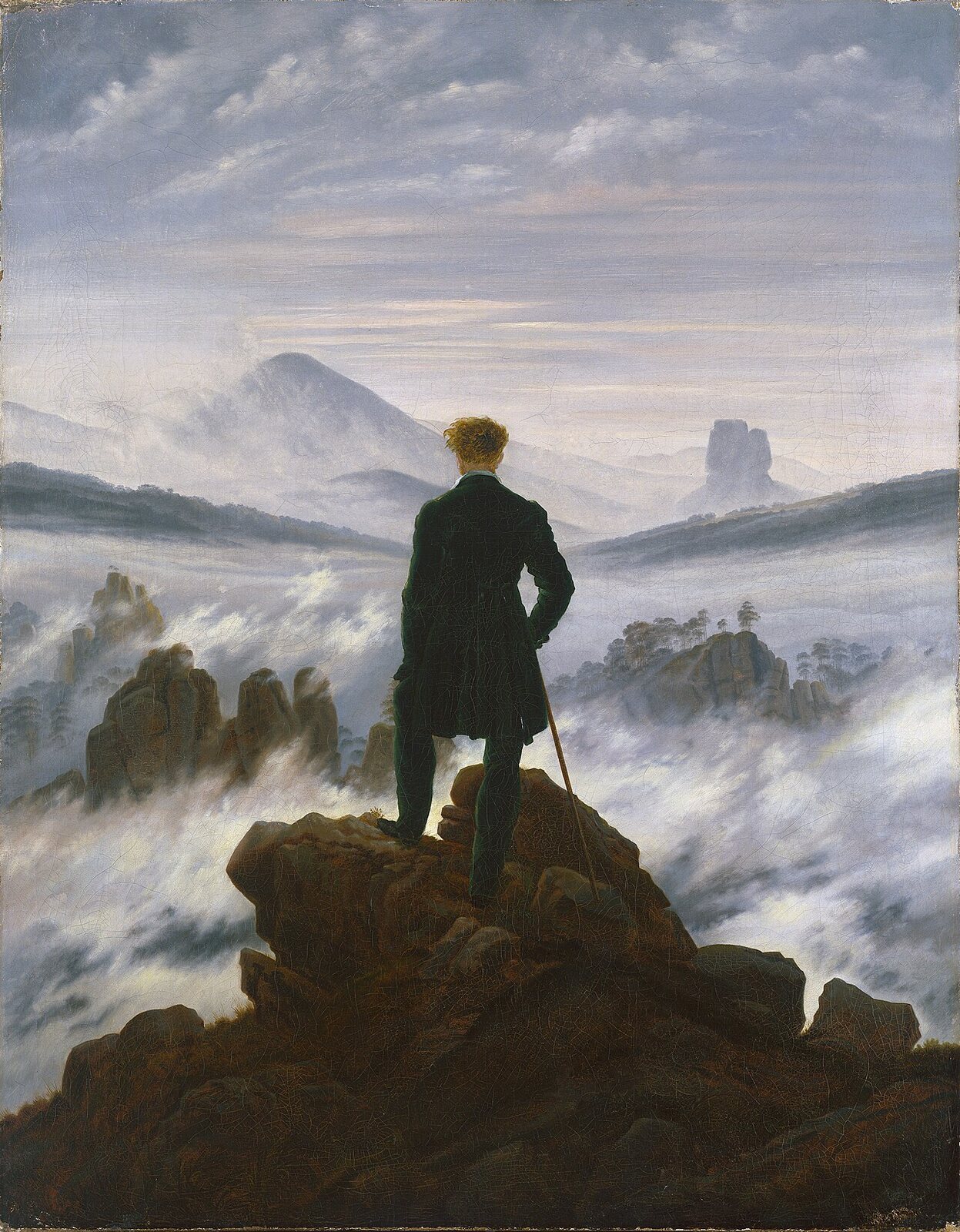Wanderer above the Sea of Fog (c. 1818)
