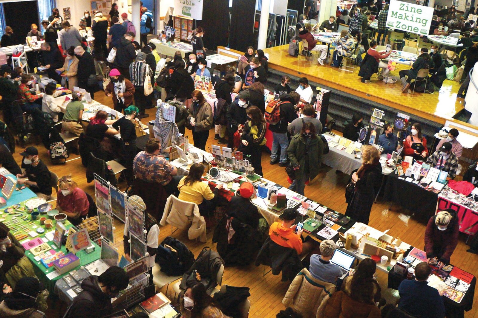 A zine fair