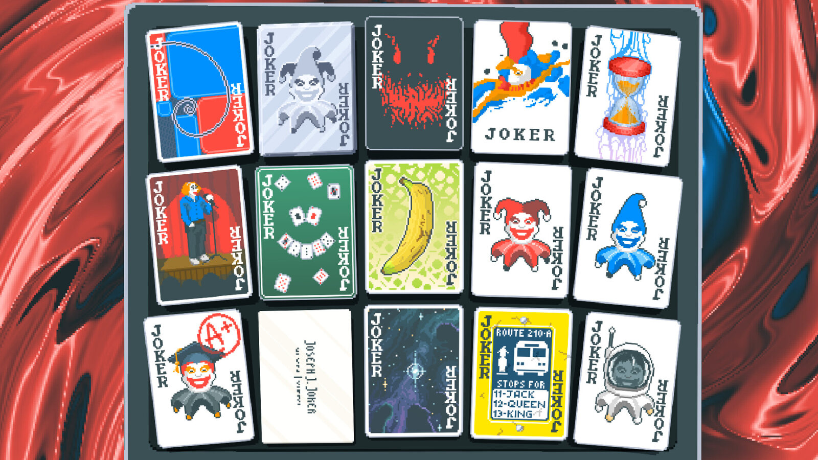 Balatro: a wall of jokers