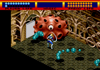 Light Crusader: a boss fight
