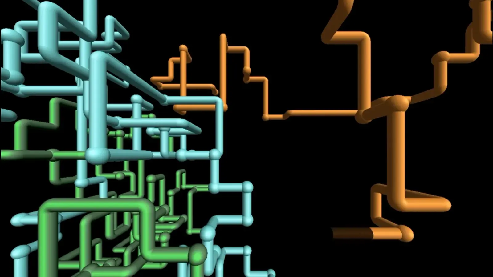 3D Pipes screensaver